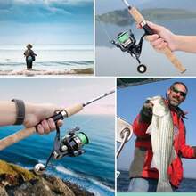 And Rods, Strong CarbonandGlass Composite Fishing Rod With Stainl Steel Line Guides For Bass, Trout, Panfish, Catfish - Spinning - View 7