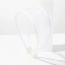Korean Style Fashion Minimalist Solid Color Mesh Wide Headband, Elegant And Versatile Daily Hair Accessory - One Size Fits All - View 4
