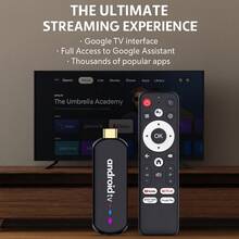 Fire TV Stick 4K Android TV 棒，支援 2.4G/5G WiFi，2GB+16GB 記憶體，2D/3D 影片，4K 解碼，智慧電視媒體串流裝置 Ro-Ku TV Stick - 黑色 - 查看 3