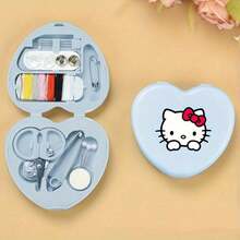 (授權) Sanrio 縫紉與手工工具組，迷你愛心收納盒，Hello Kitty 手作縫紉盒 - 卡通 - 查看 13