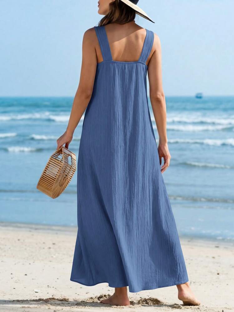 summer cotton dresses for ladies Womens Linen A-line Dress Casual 3/4 Sleeve Knee-Length Ruched V-Neck Modest Dress Women(Blue, S) at Amazon Women's Clothing store Belt Bandage Dress Black Two Piece Outfit size:US16 push: arriving soon