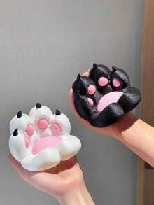 Cute Cat Paw Phone Stand, Durable Minimalist Plastic Anime Girl Desktop Companion Accessory, Convenient Phone Holder, Phone Grip, Phone Accessory, Desktop Accessory, Octobuddy, Car Accessory, Phone Stand, Perfect Gift For Valentine's Day, Mother's Day, Back To School Or Birthday - Multicolor - View 4