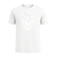 T-shirts för män - Vitt - Visa 4