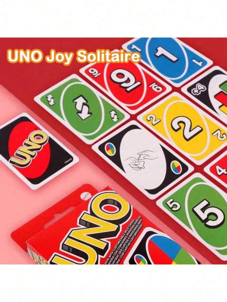 Mattel 1Set UNO Officially Licensed Board Games UNO Card Classic Colour & Number Matching Card Transformers Card Fun Game For Family And Friends 112 Cards Customizable & Erasable Wild Special Action Cards Family Birthday Party Christmas Festivals Gift - Multicolor - View 1