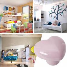 6pcs/4pcs Cartoon Cute Baby Room Ceramic Cabinet Drawer Knobs Decorative Single Hole With Screws Knobs Nursery Furniture Handles For Dress - Multicolor - View 8