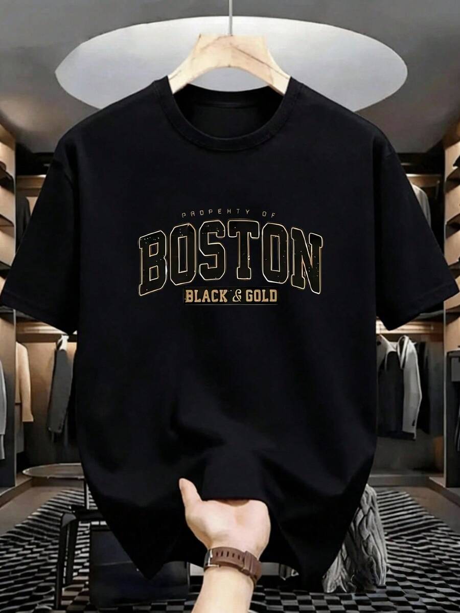 % Cotton The Coolest Grandpa Funny T-Shirt Best Mexican Dad Graphic T-Shirt Crew Neck Casual Short Sleeve Classic Style HCAL O0YT - 摩卡棕 - 查看 1