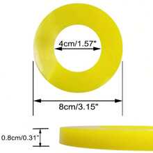 1 Pasang Karet Peredam Kejut Mobil - Ring Kuning/Bantalan Isolasi Karet/Peredam Kejut/Shim Pengganti Universal untuk Penyangga Suspensi - 8*4 2 buah - View 4