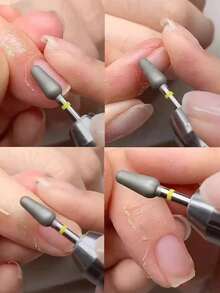 1支美甲鑽頭－美甲表面處理工具，可用於去除死皮、角質層與倒刺（專業美甲工具）｜美甲用品，居家沙龍 - 彩色 - 查看 5