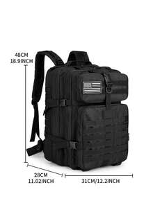 Mochila de 50L 1000D de nailon impermeable para senderismo, pesca y caza, mochila militar para exteriores - Multicolor - Ver 7