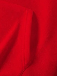 Sudadera con capucha para hombre con estampado de estilo de carreras y temática automotriz. - Rojo - Ver 5