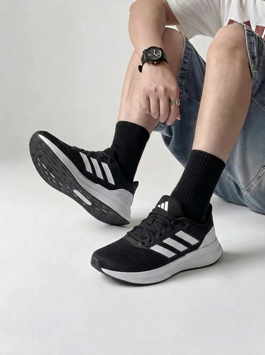 Adidas Ultrarun 5 Men's Sneakers IE8794 - Core Black / Cloud White / Core Black - View 1