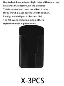 Durable Plastic Wall-Mounted Remote Control Storage Box, No Drilling Required, Space-Saving, Home Plastic Storage Box, TV And Phone Remote Control Holder, Phone Charger Holder, Multi-Functional No-Drill Storage Box - Multicolor - View 8