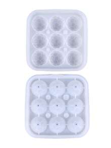 1pc 9-Cavity World Cup Soccer Ball Shaped Silicone Ice Tray, 3D Soccer Ball Ice Sphere Mold, For Making Whiskey Cocktail Ice Balls, Suitable For Sports Theme Parties And Home Bars - Multicolor - View 15