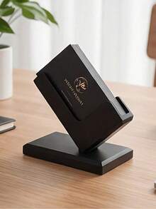 Creative Business Card Holder/Desktop Display Stand - Decorative Upright Desktop Accessory, Suitable For Office Or Workspace Decoration And Business Occasions - A - View 5