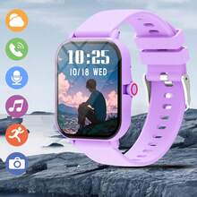1pc Unisex High-Definition Full Screen Soft Silicone Strap Wireless Call Multi-Sport Mode Message Notification Fitness Tracking Calorie & Distance Tracking Music Control Remote Camera Sports Style Smart Watch Suitable For World Cup Party - Multicolor - View 13
