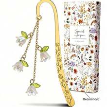 1pc Colorful Lily Of The Valley Bookmark, Acrylic Flower Bookmark Set, Artistic Gift - Lily Of the Valley - View 11