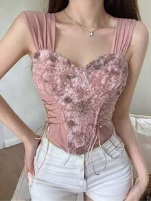 Women Tops - Pink - View 2
