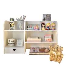 1 Multi-Layer Desktop Storage Rack - PVC Foam Board Organizer, Suitable For Cables, Pens, Etc., Home Organization, Suitable For Desktop, Office, Dressing Table, Bedroom, Home, Dormitory, And School - Multicolor - View 6
