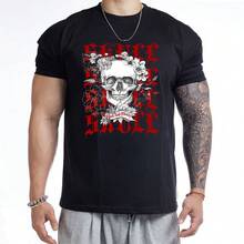 Men T-Shirts - 黑色 - 查看 6