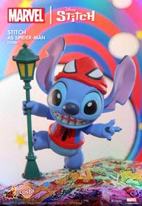 Hot Toys Disney Marvel Stitch COSBI 系列盲盒，創意桌面裝飾，適合 14 歲以上成人 - 彩色 - 查看 9