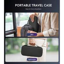 便攜式收納包,Switch2/Switch OLED/Switch/Switch Lite 專用防護硬殼旅行攜行包,附多個收納口袋,可收納遊戲主機配件與遊戲,輕巧便攜,含 10 個遊戲卡槽 - 查看 4