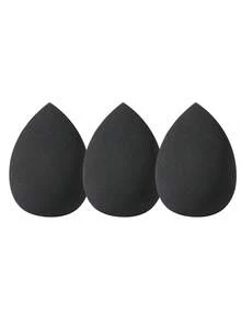 3/40 Pcs Set Alat Rias Hitam, Termasuk 20 Kuas, Spons Kecantikan, Puff Bedak, Penjepit Bulu Mata, Ikat Kepala & Baskom Cuci, Kit Lengkap untuk Pemula - Hitam - View 13