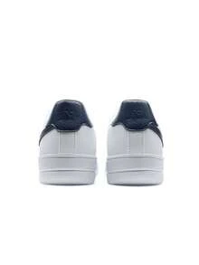 XTEP Men's New White/Navy Blue Running Shoes, A Great Gift For Boyfriend - New White/Dark Blue - View 7