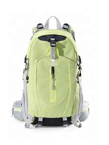 CAMEL CROWN Outdoor professional mountaineering bag men's backpack travel large capacity backpack women's hiking sports climbing schoolbag - 抹茶綠 - 查看 2