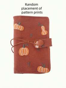 1pc Portable Notebook With Cord, Thicker Paper For Easy Writing, Cartoon Pattern, Loose-Leaf Memo Pad - B - View 14