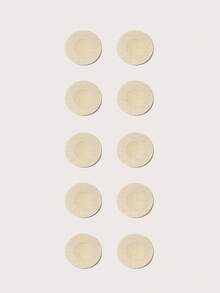 Plus Size Reusable Self-Adhesive Silicone Nipple Covers,Ultra-Thin & Invisible Self-Adhesive Nipple Pasties, Lingerie Accessories Almond Wedding Bra - Multicolor - View 13