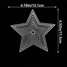 1pc Basic Geometric Frame Metal Carbon Steel Cutting Dies For DIY Embossing And Cutting, Suitable For Scrapbooking, Card Making, Photo Albums And Craft Decoration - C-Silver - View 13