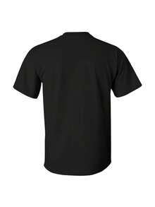 amiseta de Hombre con Estampado de Melocotones - Camiseta Casual de Manga Corta y Cuello Redondo con Diseño Colorido de Melocotones, Adecuada para Todas las Temporadas, Ideal para Uso Casual - Negro - Ver 2