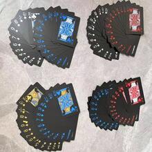 A Set Of 54 Waterproof And Flexible Playing Cards, With A Box And Cool Design, Perfect For Parties, Games, Gifts, And Celebrations - Multicolor - View 4