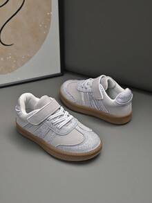 Kids Versatile Retro Casual Sports Shoes Classic German Trainer Design - Pink - View 2