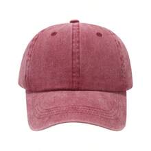 1 pieza Gorra de béisbol de moda de unicolor de algodón - A - Ver 16