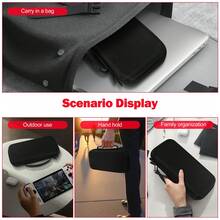 Bolsa de almacenamiento portátil, estuche de transporte con carcasa dura protectora para Switch2/Switch OLED/Switch/Switch Lite, con múltiples bolsillos de almacenamiento, puede contener accesorios de consola de juegos y juegos, ligero y compacto, incluye 10 ranuras para tarjetas de juegos - Ver 7