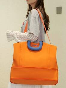 Summer Sport Yoga Gym Bag For Women Men, Large Capacity Expandable Travel Duffle Bag - Multicolor - View 9