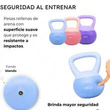kettlebell 6kg rosa - Rosa - Ver 10