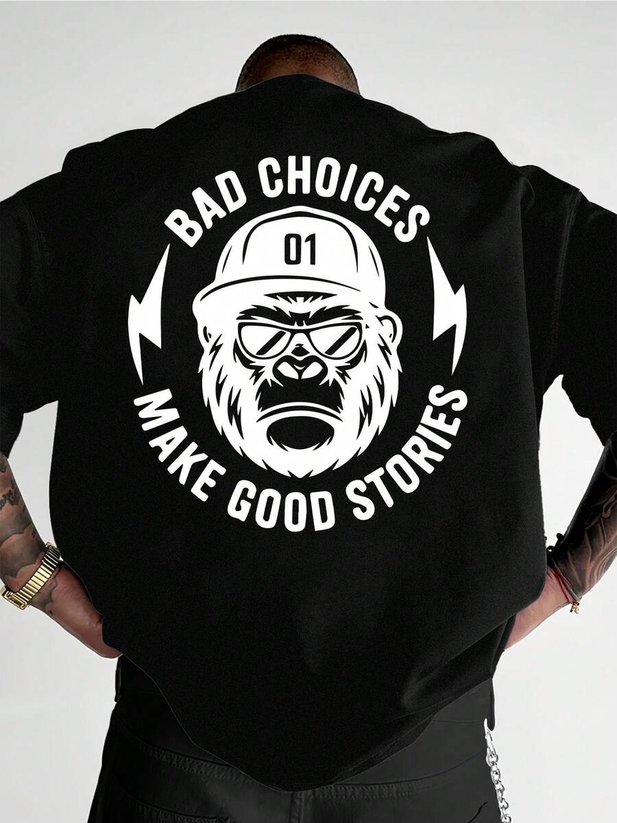 Men T-Shirts - Black - View 1