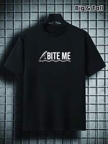 Men Sports Tees & Tanks - 黑色 - 查看 2