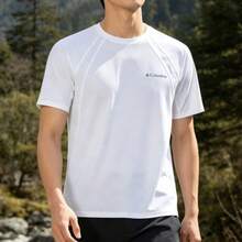 Columbia New Sports Running Fitness Training Comfortable Breathable Men's Casual Short Sleeve T-Shirt - White - View 6