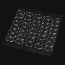 Cinta Adhesiva Doble Cara de Acrílico Nano Transparente - Impermeable, Reutilizable. Perfecta para Hacer Pósteres y Exhibiciones de Museos. Muy Conveniente de Usar, Adecuada para Uso Escolar. - oval - Ver 6