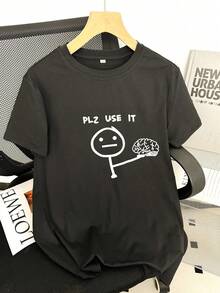 Women T-Shirts - Black - View 1