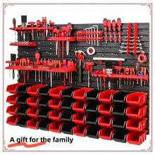 A Complete Set Of Tool Organizer, Screwdriver, Wrench Storage Box, Garage Tool Rack, For Screws, Nuts, Nails, Beads And Small Hardware, To Install Garage Organizer And Storage, Father'S Day Gift, Suitable For Home, Garage And Studio - 27pcs - View 2