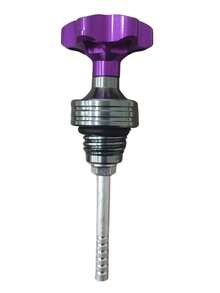 Universal Aluminum Alloy Motorcycle Engine Oil Dipstick, Plum Blossom Shaped Oil Level Gauge Cap, Suitable For GY6 Scooter Crankcase, Compatible With Honda Suzuki Modified Models - A - View 8