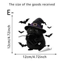 1pc Halloween Theme Ghost Bat Black Cat Creative Car Sticker, Easy To Apply And Not Easy To Fall Off, Covers Flaws And Prevents Scratches, Suitable For Cars, Fuel Tank Covers, Smooth Surfaces, Halloween Decoration Decal - Fuel Tank Sticker - View 14