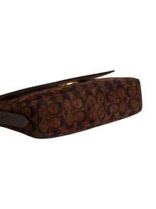 Coach Etta 25 Monogram Hobo Flap Bag Women's Shoulder Bag Crossbody Bag With Adjustable Strap - Dark Brown - View 6