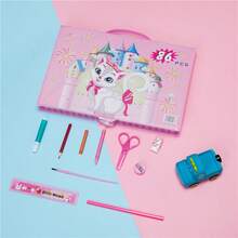 Watercolor Pen Set, Pencil Set, 42pcs/86pcs/208pcs Painting Brush Learning Tool Set, Student Learning Painting Watercolor Pen Crayon Supplies Set, Watercolor Paint, 208pcs Including Drawing Board, Writing Tools, Art Set, Holiday Gift (Packaging Box Pattern Style Randomly Sent) - Multicolor - View 9