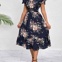 Women Midi Dresses - Negro1 - View 5