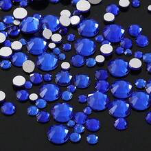 YONGNING SS4-20 1300pcs Mixed Size Crystal Non-Hotmelt Transparent Glass Rhinestones Flat Back Decorative Pieces DIY Nail Art 3D For Shoes, Clothing, Hats And Other Daily Items - Mixed Size - View 8